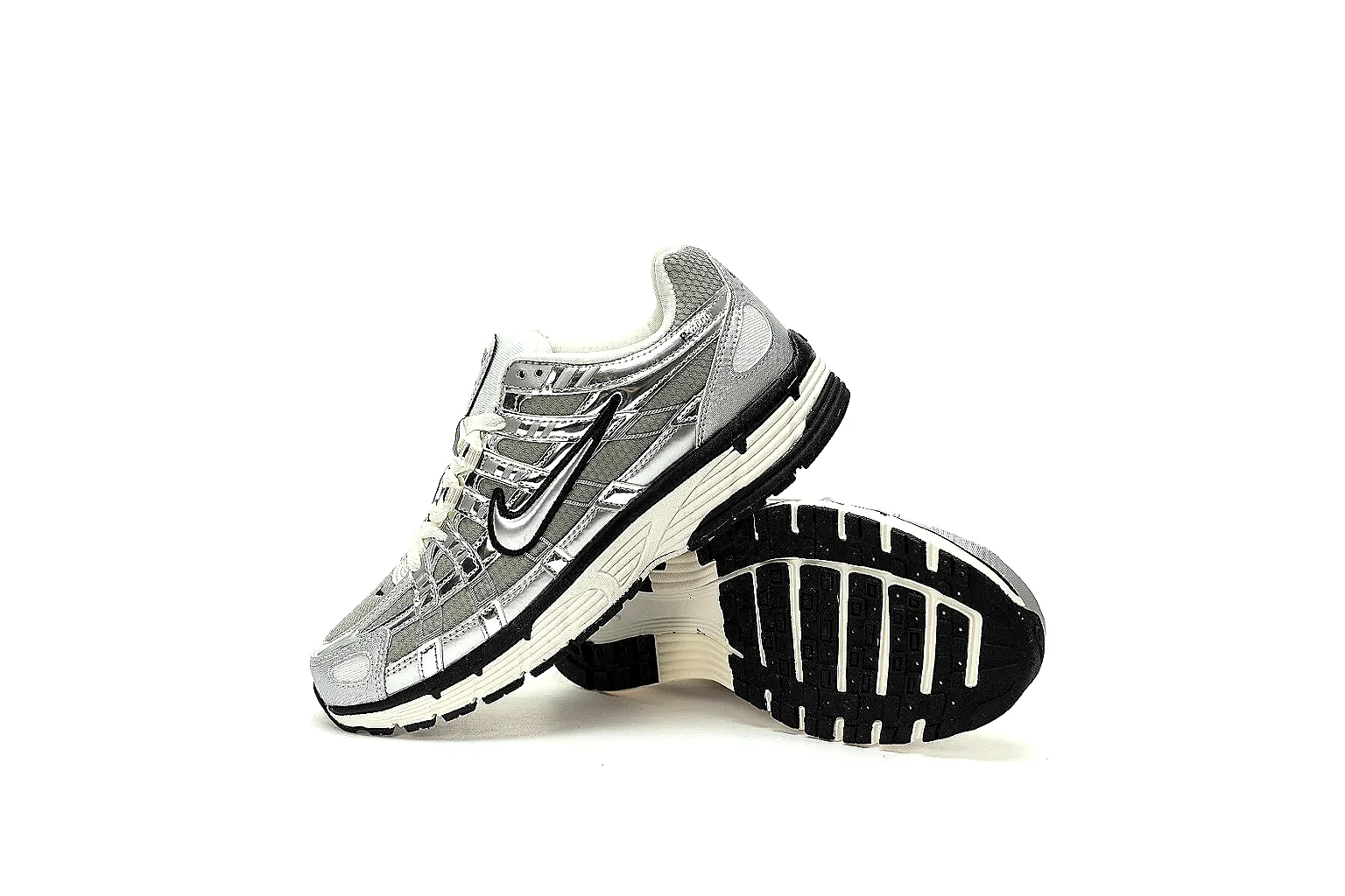 Nike P-6000 style Silver Black 7402 comparison signal note six-photo gallery thumbnail 2