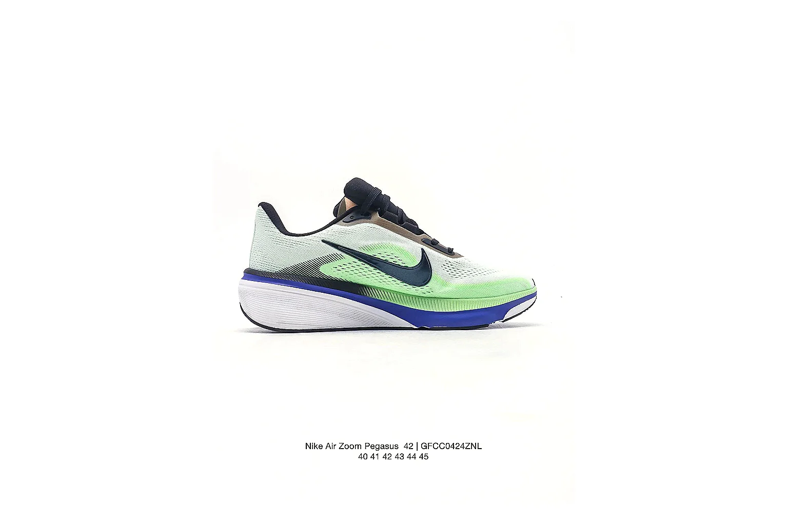 kakoscout.com Nike Performance Low White Green Blue comparison signal card six-photo gallery