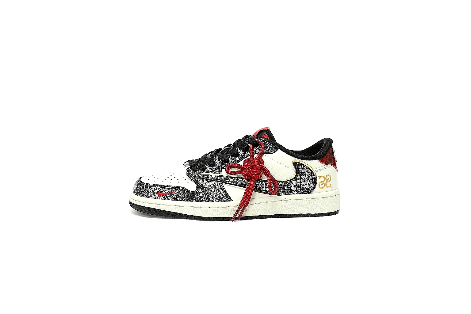 Kako Scout comparison images for Nike Red Black Low Court thumbnail 2
