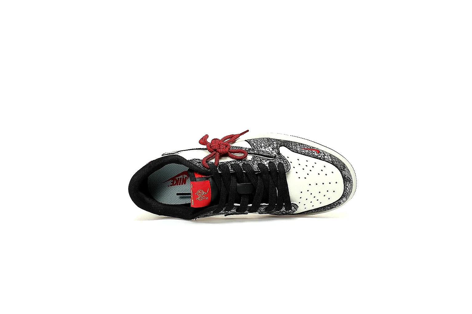 Kako Scout comparison images for Nike Red Black Low Court thumbnail 3