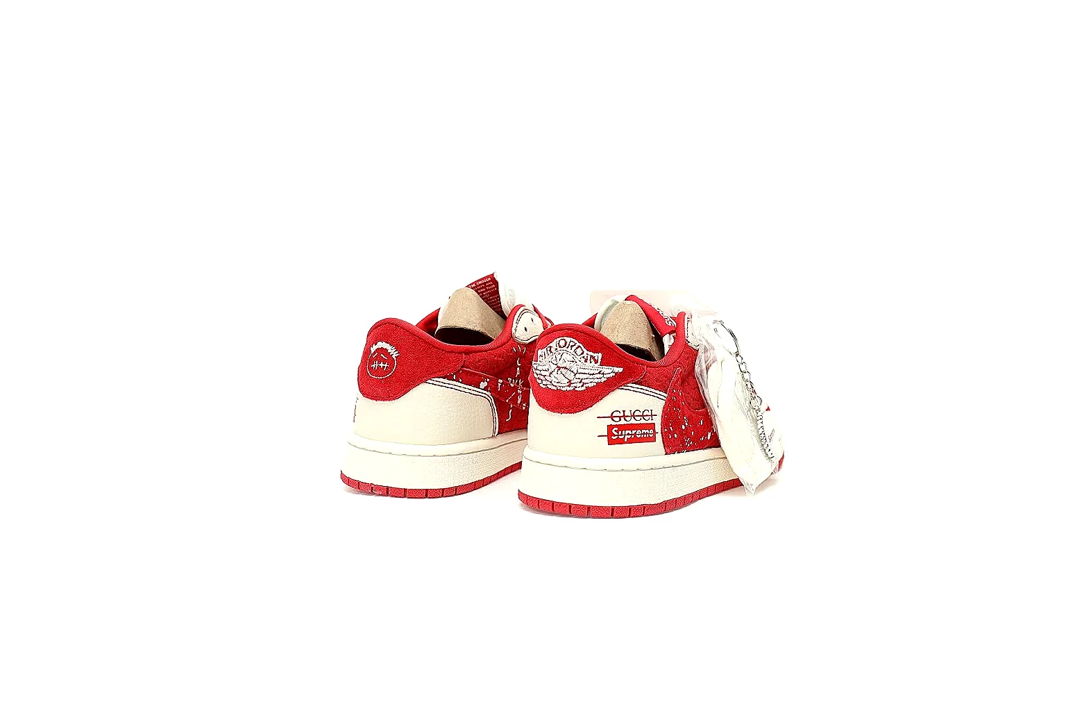 Kako Scout comparison images for Nike Red White Low Court thumbnail 5