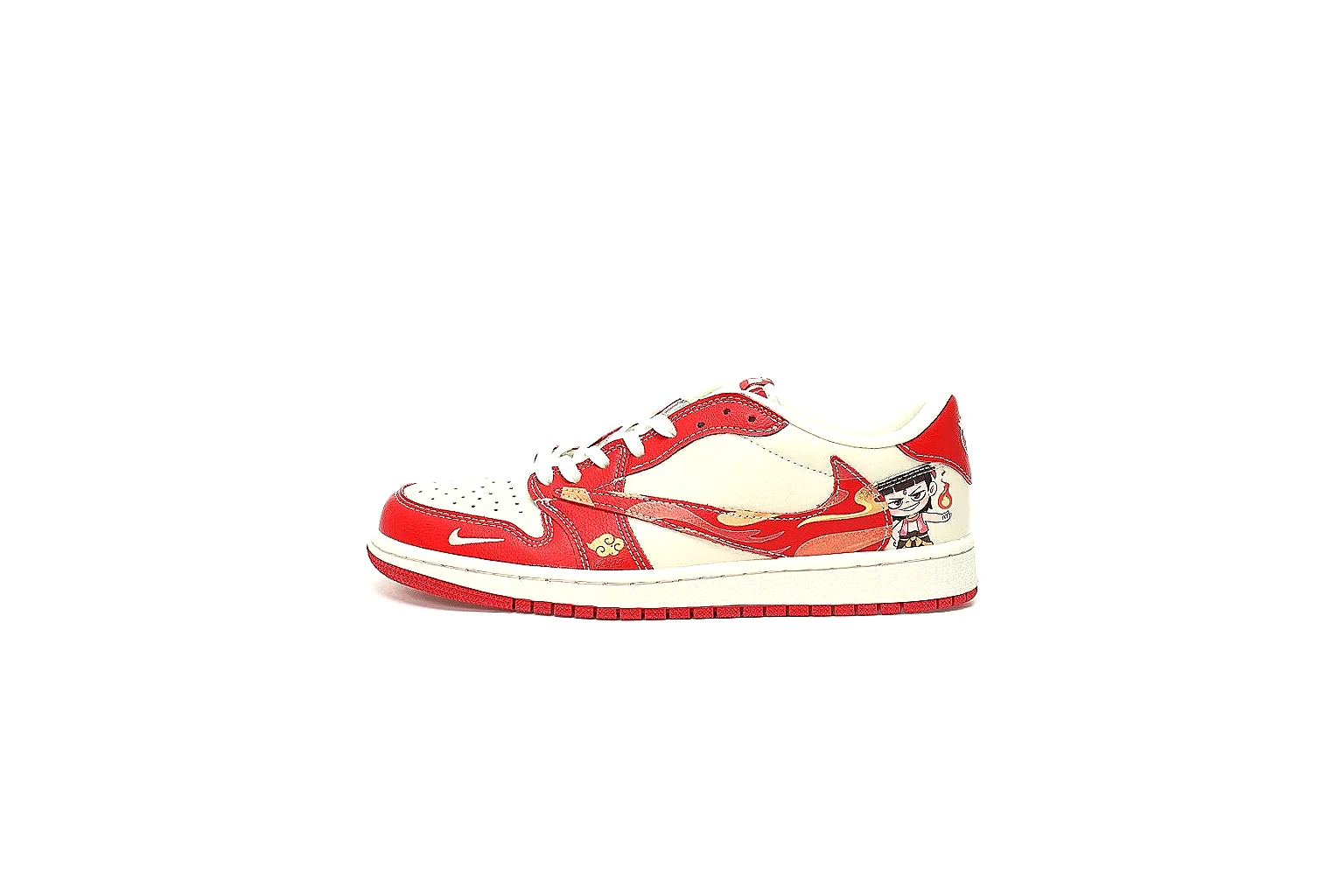 Kako Scout comparison images for Nike Red White Low Court