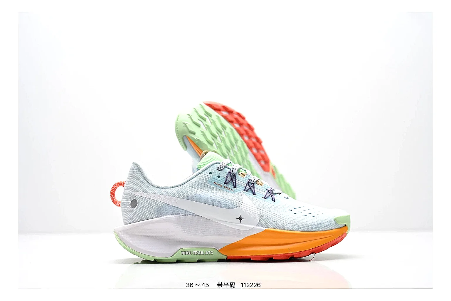 kakoscout.com Nike Retro Runner White Green Orange comparison signal card six-photo gallery thumbnail 4