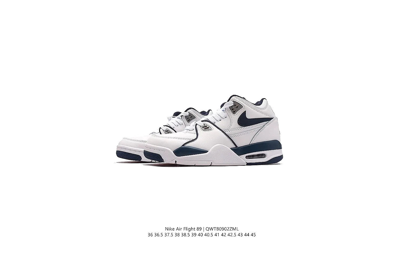 kakoscout.com Nike White Navy Retro Basketball 0708 White Navy low-top product image thumbnail 6
