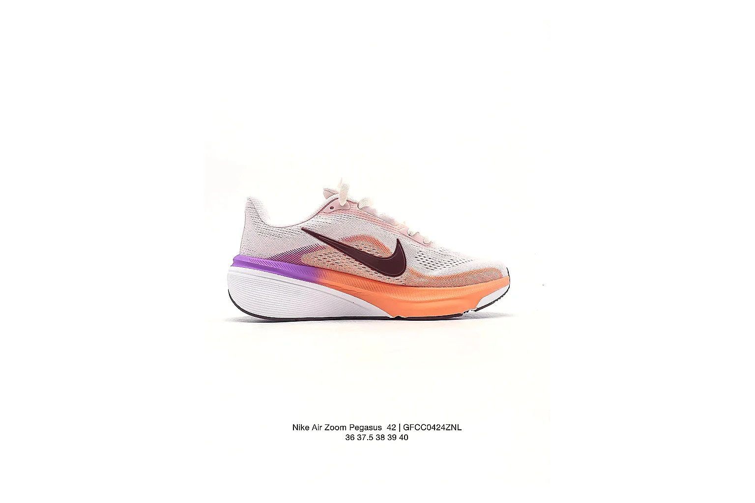 kakoscout.com Nike Runner Peach Purple comparison signal card six-photo gallery