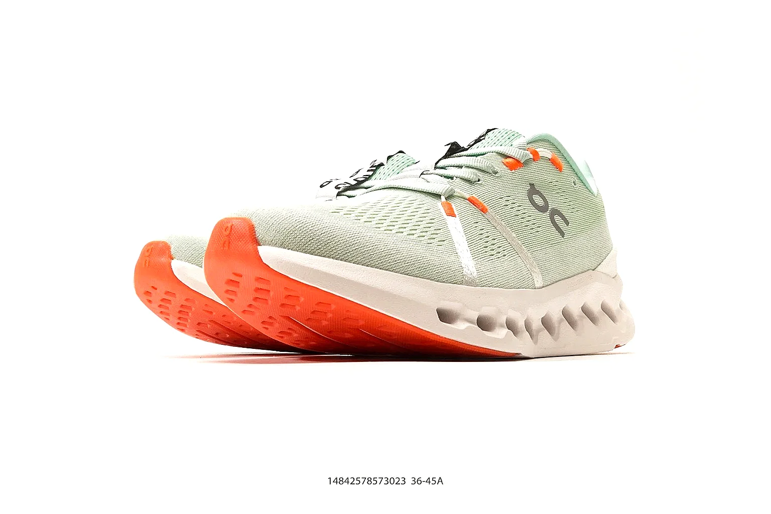Nike runner sneaker Mint Orange 5243 comparison signal six-photo gallery thumbnail 4