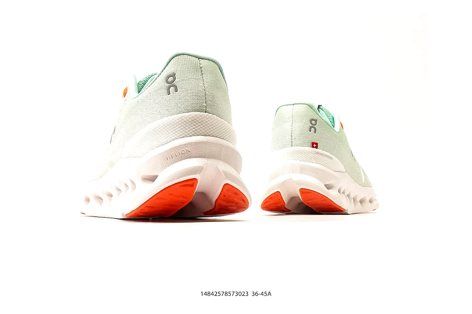 Nike runner sneaker Mint Orange 5243 comparison signal six-photo gallery thumbnail 5