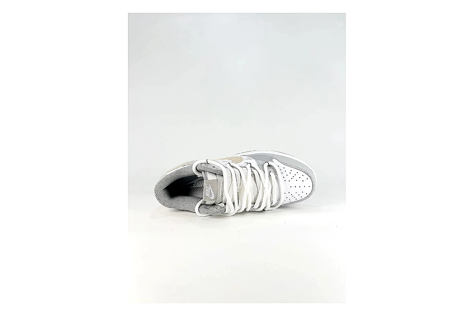 Nike Silver Runner Silver Gold comparison photo showing silver synthetic-mesh upper, gold accent details, modern runner shape, and cushioned sole thumbnail 5