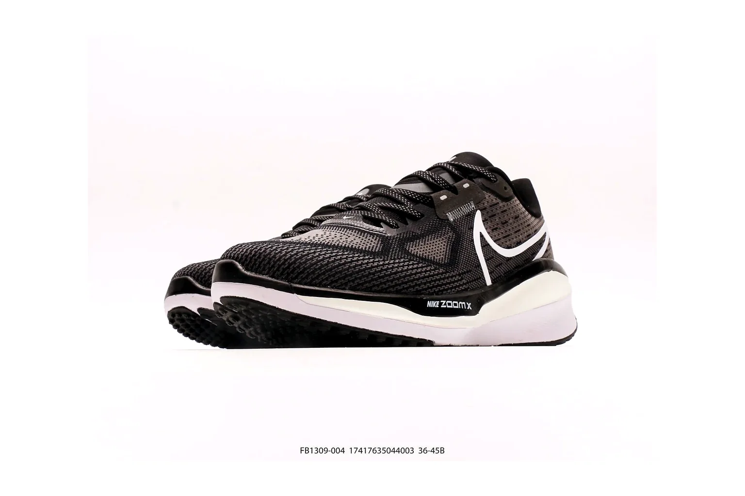 Nike V2K Run Black Silver layered runner six photo view thumbnail 3