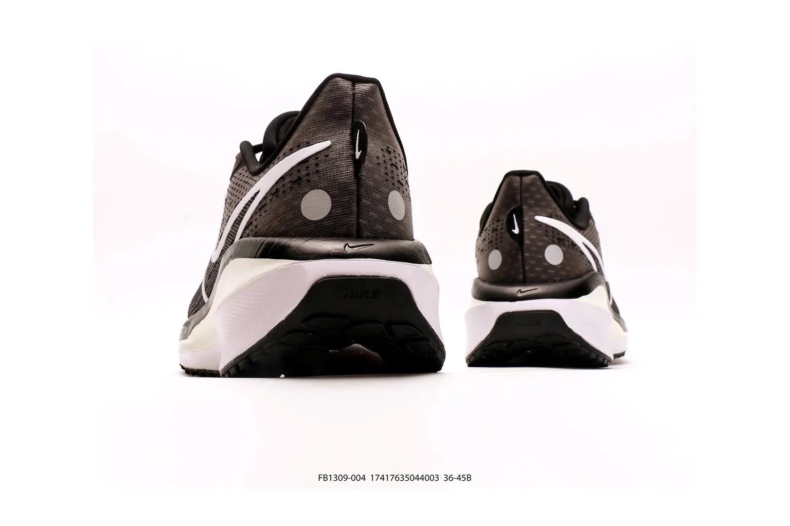Nike V2K Run Black Silver layered runner six photo view thumbnail 4