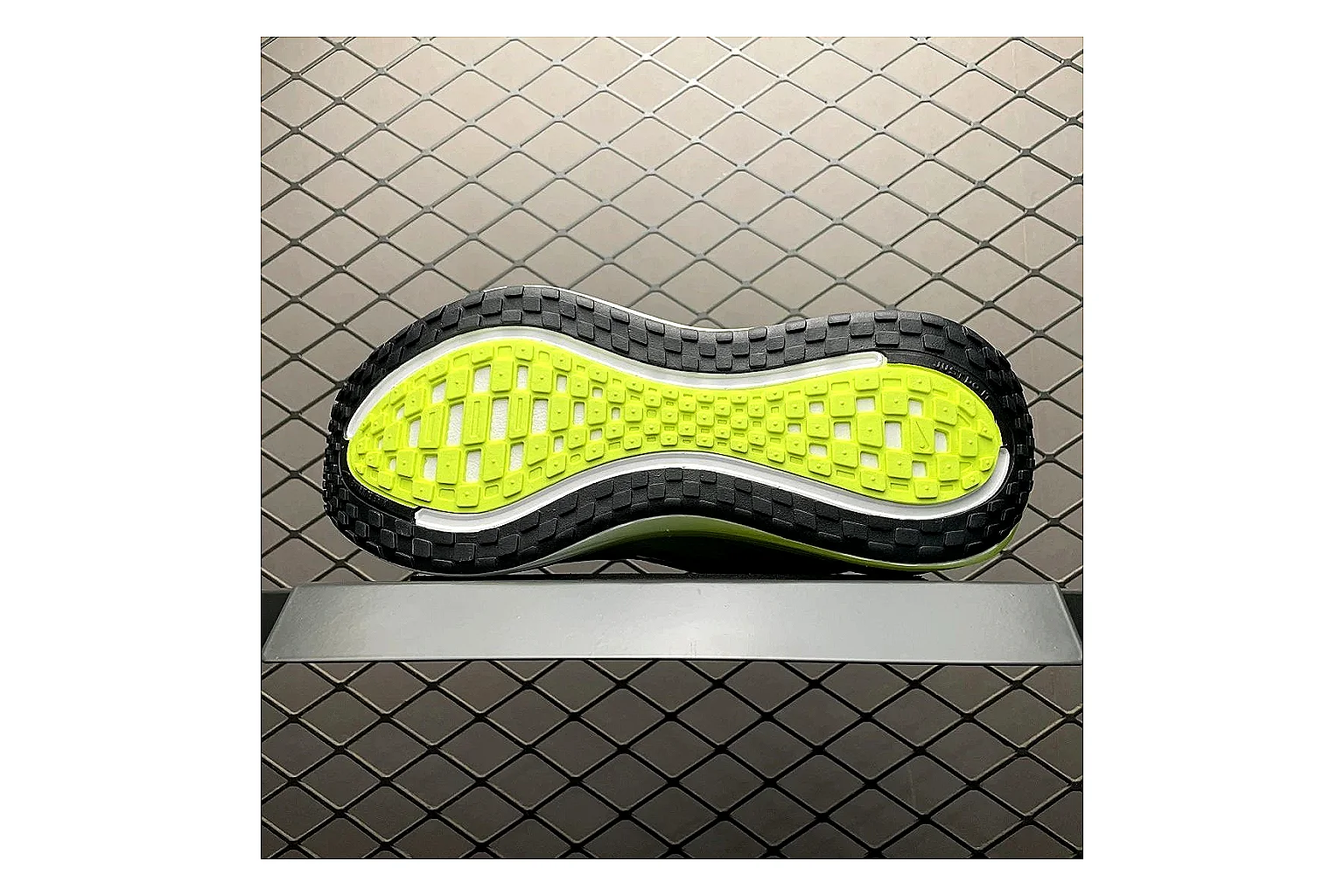 Nike Vomero Plus Volt White comparison signal photo with white volt vomero plus runner with mixed upper and runner shape thumbnail 4