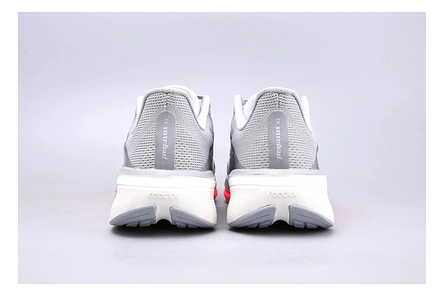 Nike Air Zoom Vomero White Pink comparison signal photo with white pink vomero runner with mixed upper and runner shape thumbnail 3