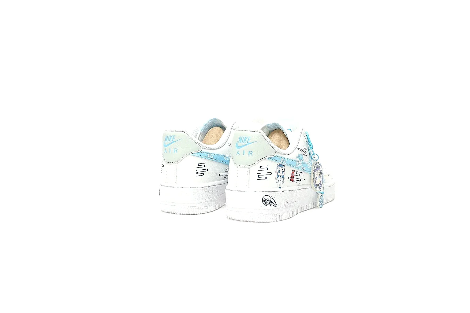Kako Scout comparison images for Nike White Aqua Low Court thumbnail 5