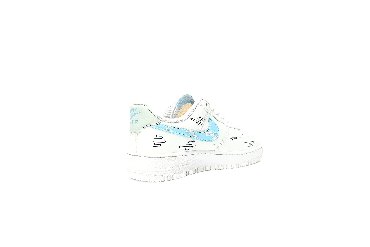 Kako Scout comparison images for Nike White Aqua Low Court thumbnail 6