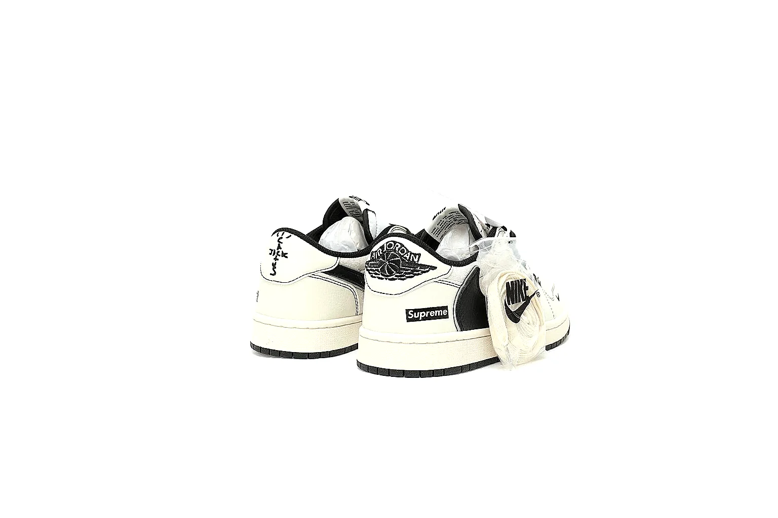 Kako Scout comparison images for Nike White Black Low Court thumbnail 5