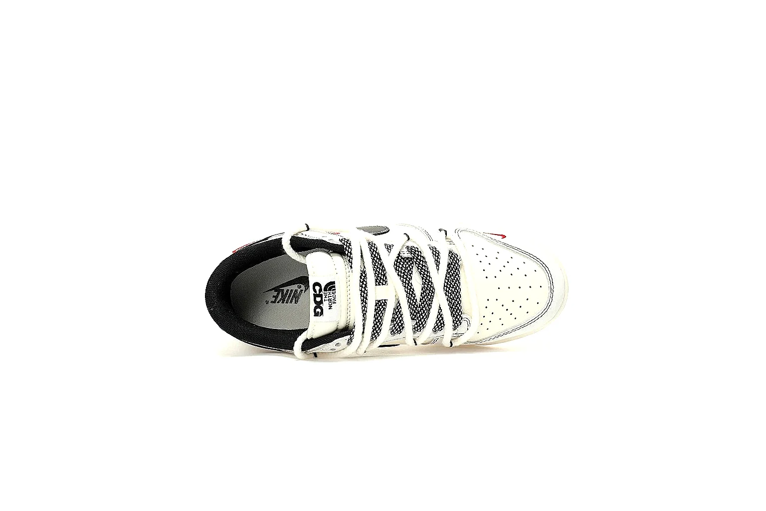 Kako Scout comparison images for Nike White Black Low Court