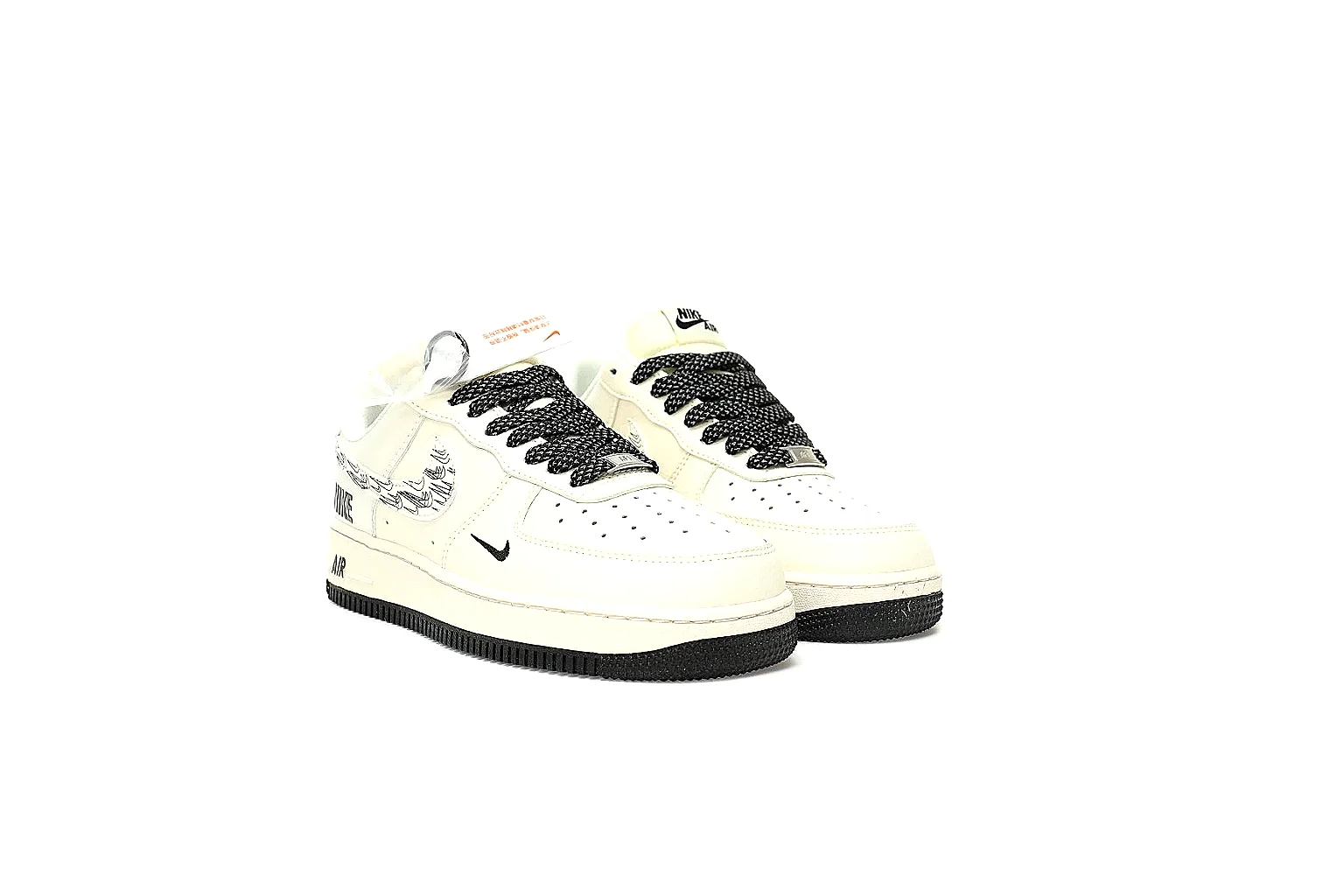 Kako Scout comparison images for Nike White Black Low Court thumbnail 4