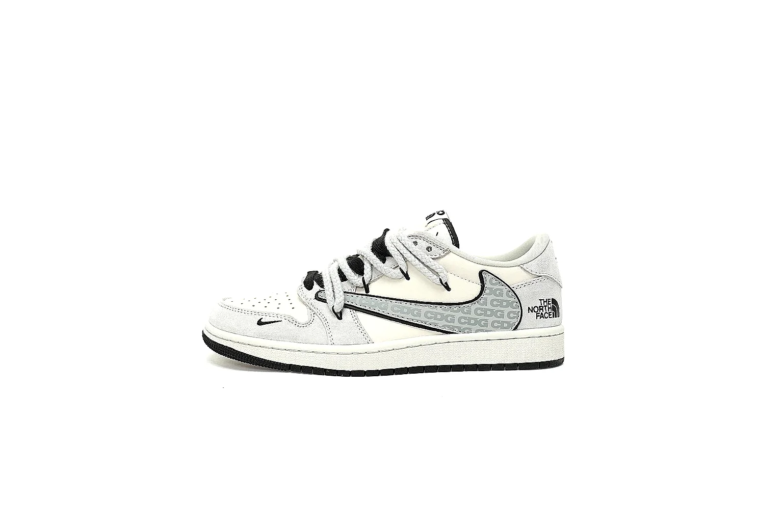 Kako Scout comparison images for Nike White Black Low Court Sneaker