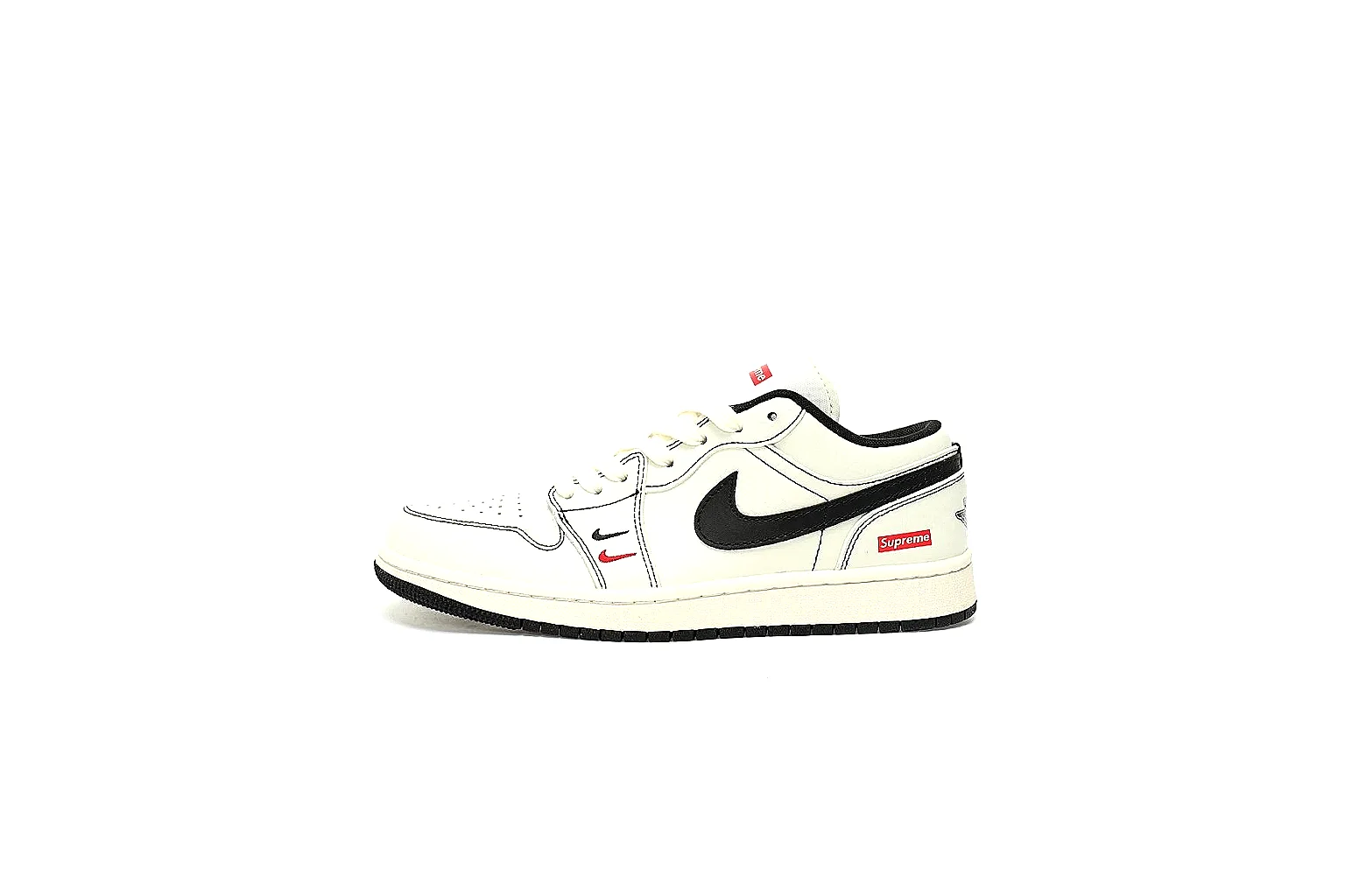 Kako Scout comparison images for Nike White Black Low Court Sneaker