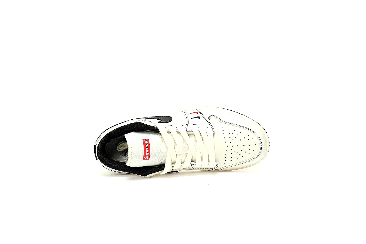 Kako Scout comparison images for Nike White Black Low Court Sneaker thumbnail 3