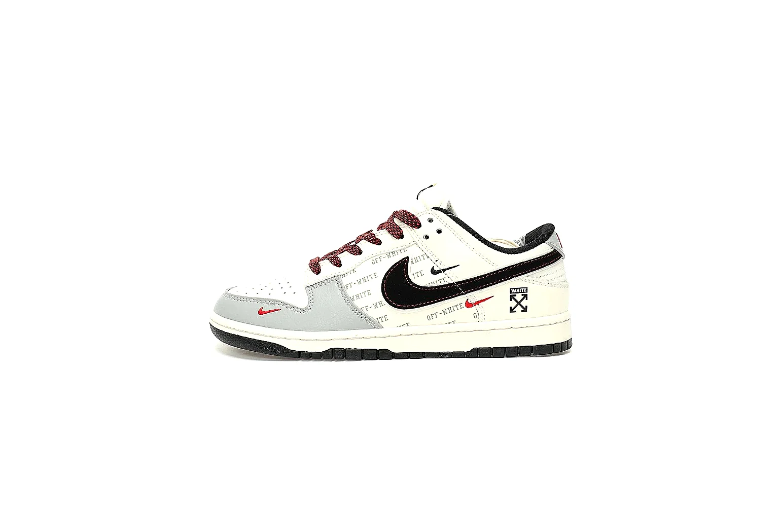 Kako Scout comparison images for Nike White Black Red Low Court
