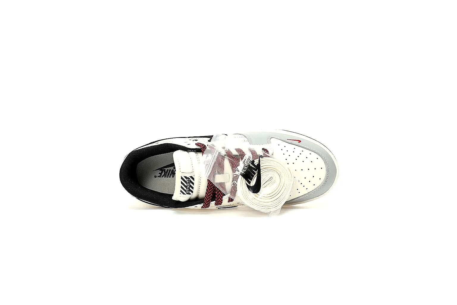 Kako Scout comparison images for Nike White Black Red Low Court thumbnail 2