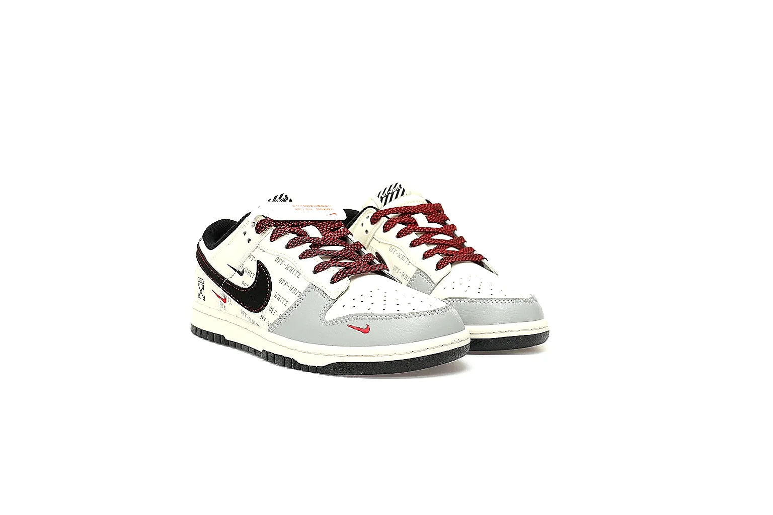 Kako Scout comparison images for Nike White Black Red Low Court thumbnail 4