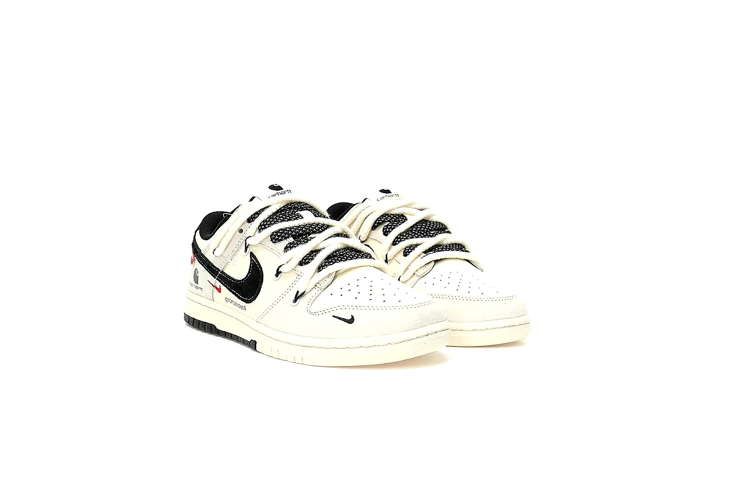Kako Scout comparison images for Nike White Black Red Low Court thumbnail 4