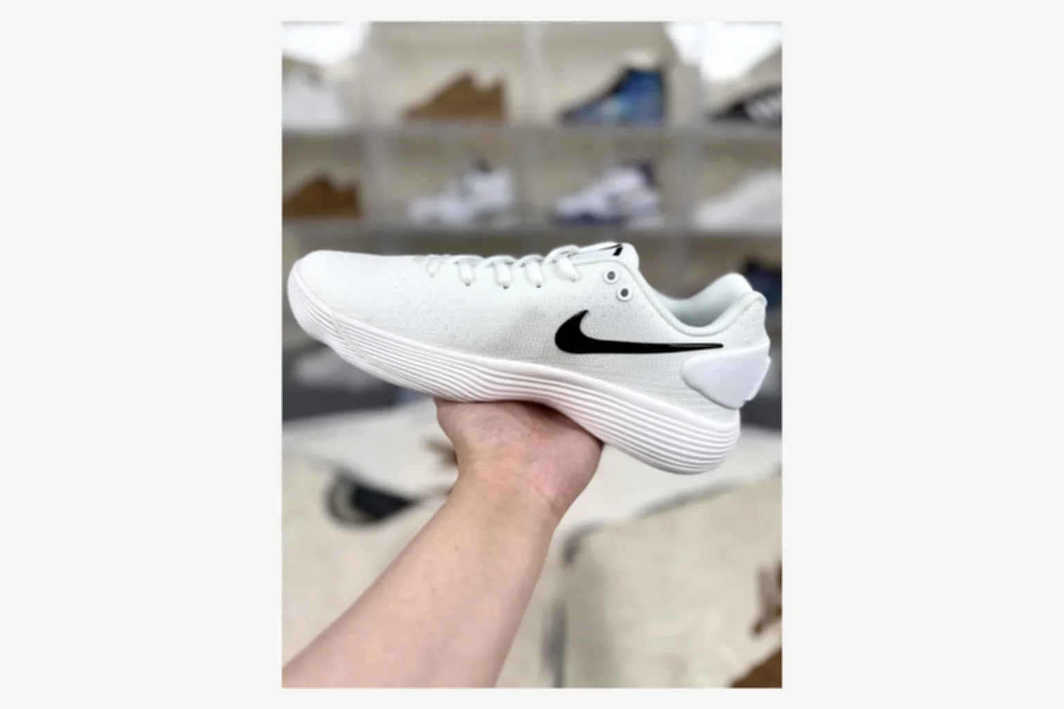 Nike White Black Swoosh Low Top comparison proof image SKU 1194923747 thumbnail 2