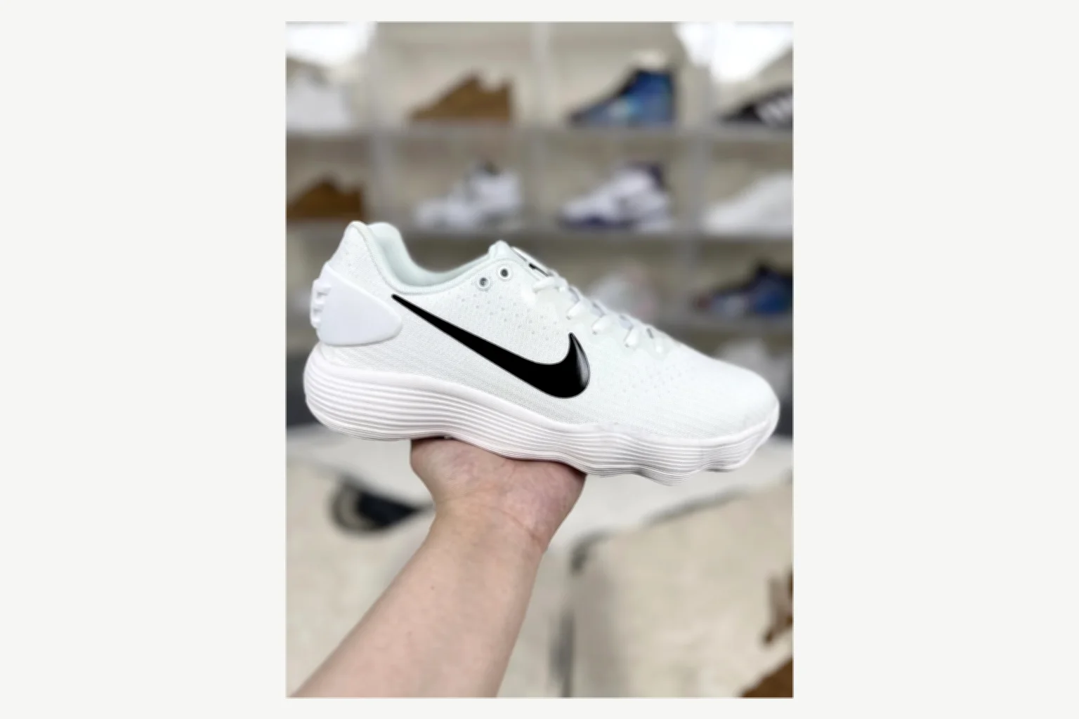 Nike White Black Swoosh Low Top comparison proof image SKU 1194923747 thumbnail 6