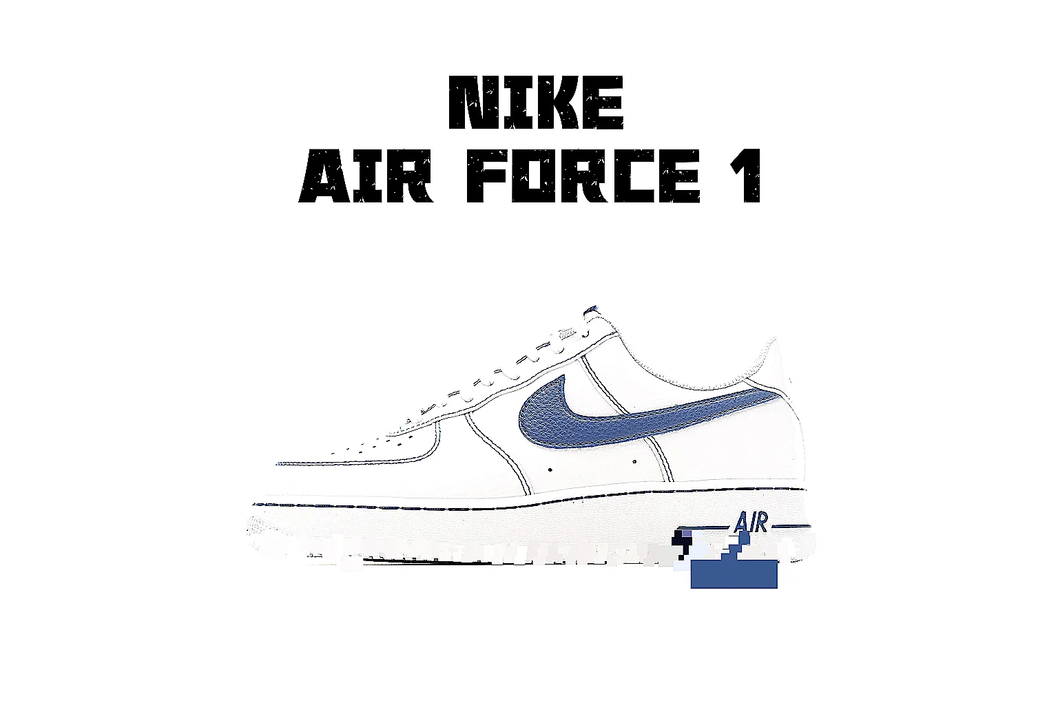 Kako Scout comparison images for Nike White Blue Low Court thumbnail 6