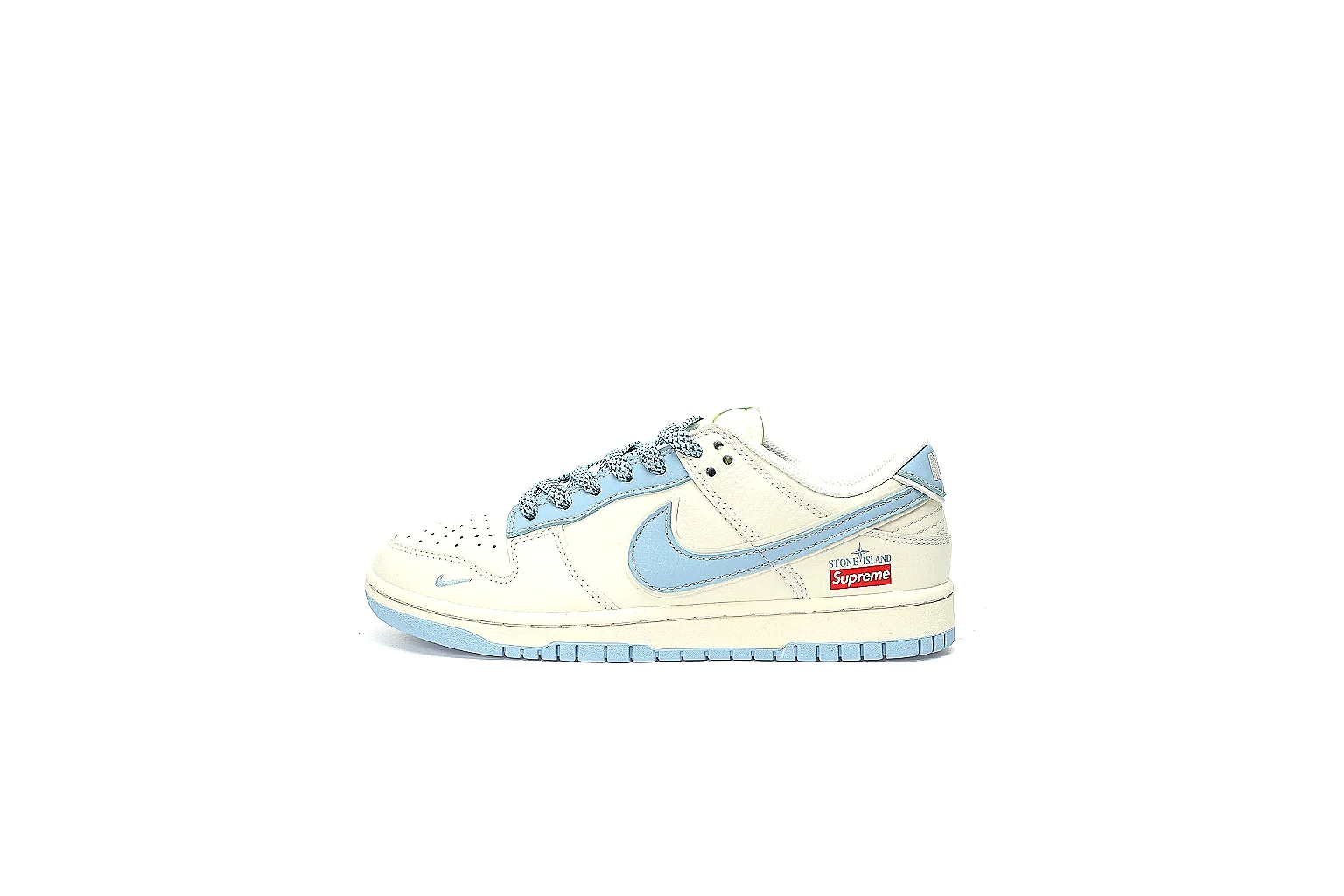 Kako Scout comparison images for Nike White Blue Low Court thumbnail 2