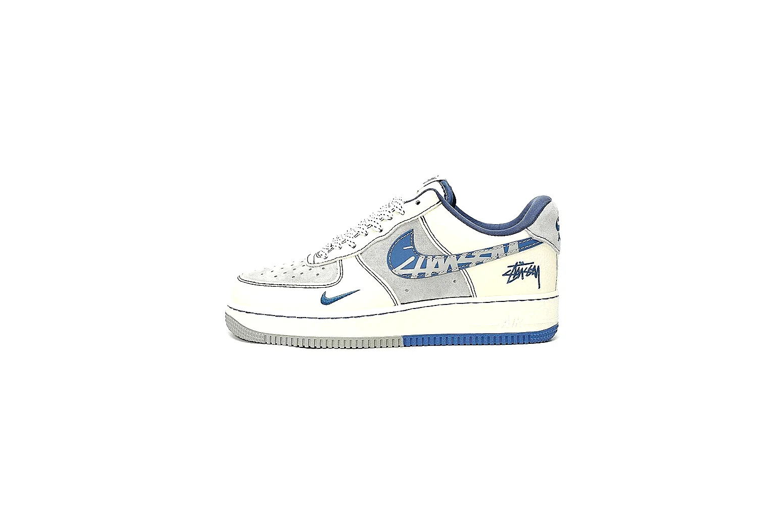 Kako Scout comparison images for Nike White Blue Low Court