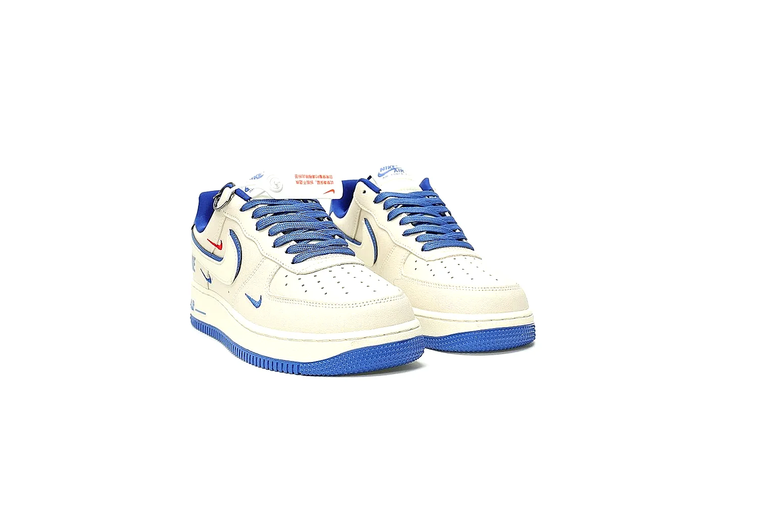 Kako Scout comparison images for Nike White Blue Low Court Sneaker thumbnail 4