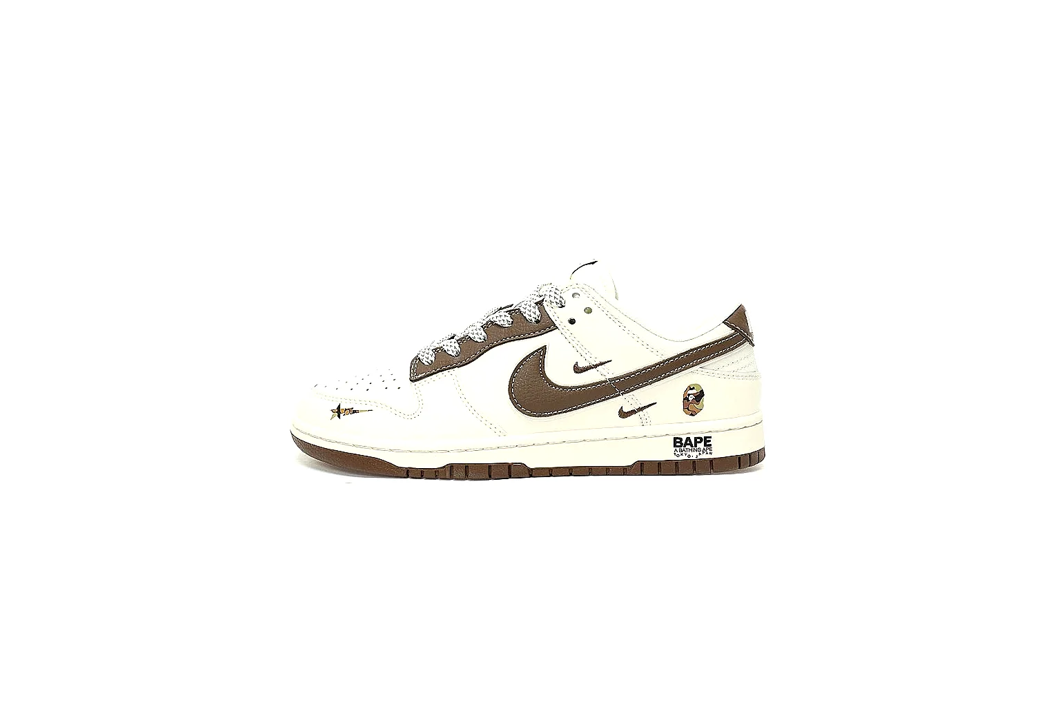 Kako Scout comparison images for Nike White Brown Low Court