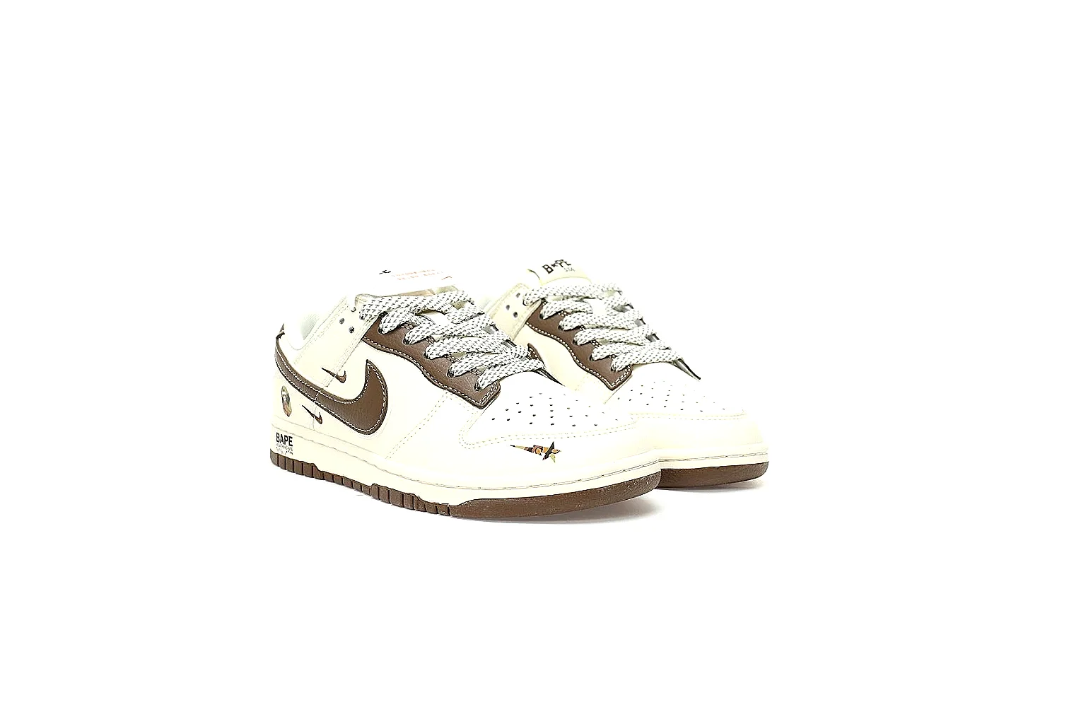 Kako Scout comparison images for Nike White Brown Low Court thumbnail 4