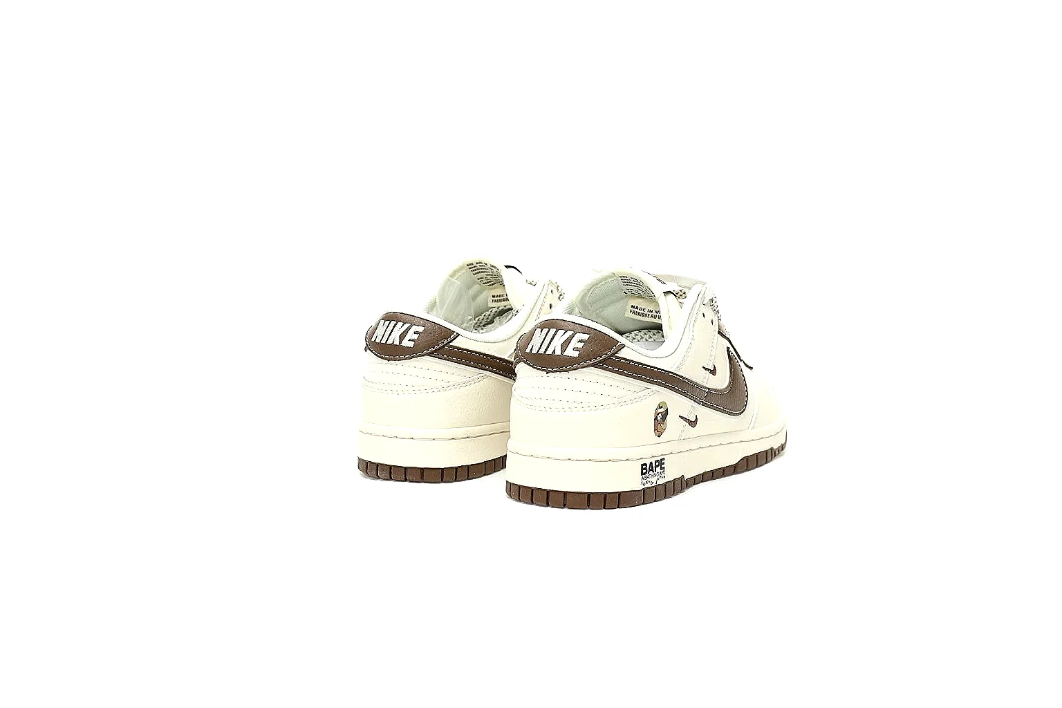 Kako Scout comparison images for Nike White Brown Low Court thumbnail 5