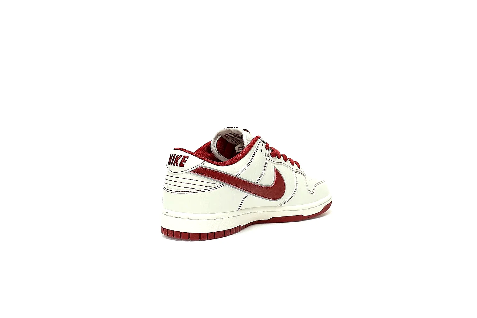 Kako Scout comparison images for Nike White Burgundy Low Court Sneaker thumbnail 2
