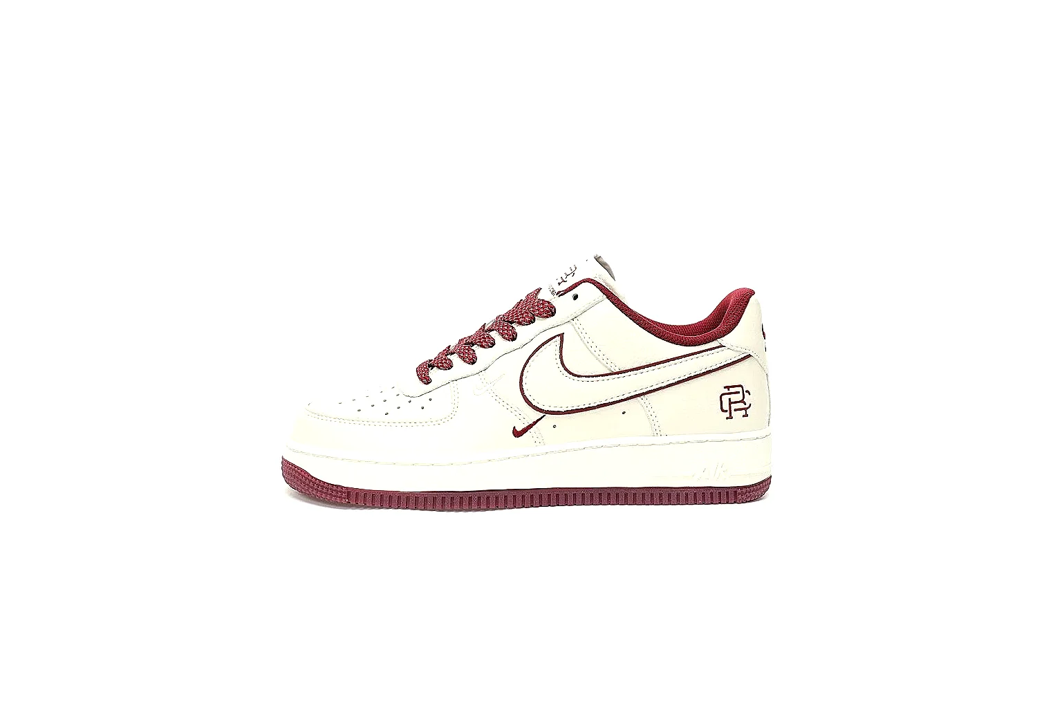 Kako Scout comparison images for Nike White Burgundy Low Court