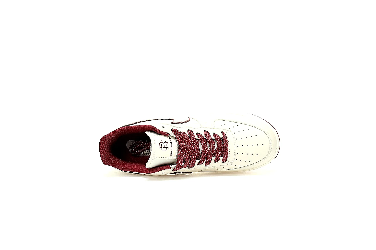 Kako Scout comparison images for Nike White Burgundy Low Court thumbnail 2