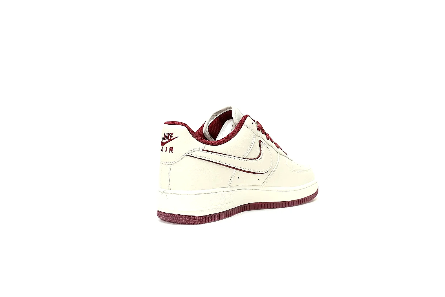 Kako Scout comparison images for Nike White Burgundy Low Court thumbnail 6