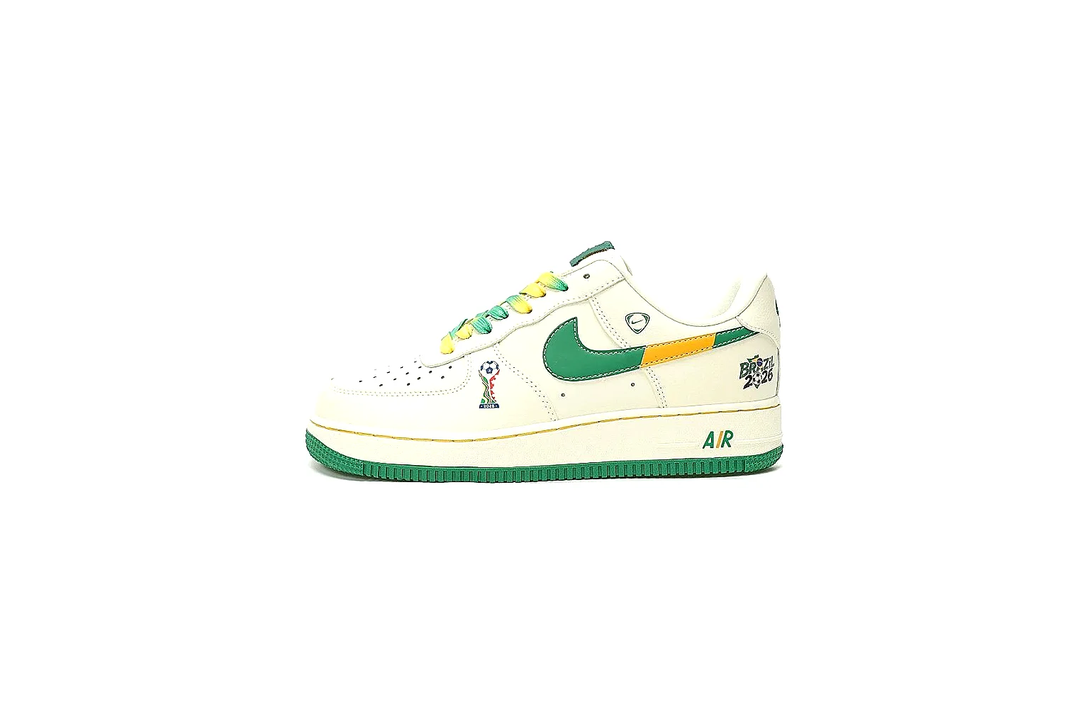 Kako Scout comparison images for Nike White Green Yellow Low Court Sneaker