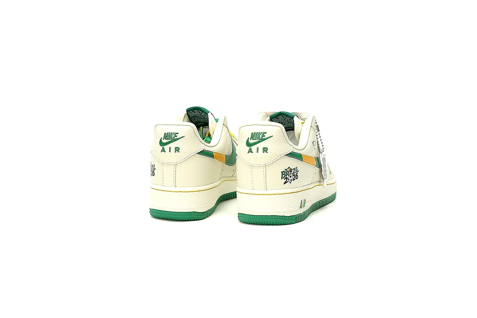 Kako Scout comparison images for Nike White Green Yellow Low Court Sneaker thumbnail 5