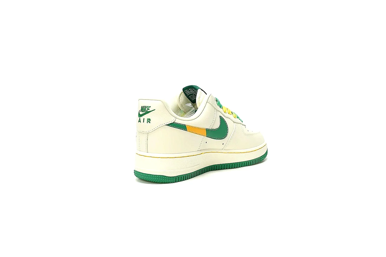 Kako Scout comparison images for Nike White Green Yellow Low Court Sneaker thumbnail 6