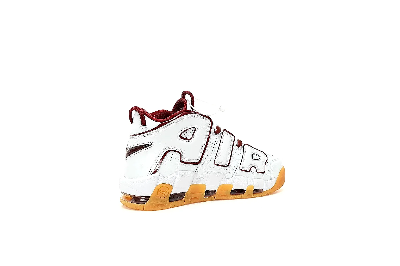 Kako Scout comparison images for Nike White Gum Uptempo Sneaker thumbnail 2