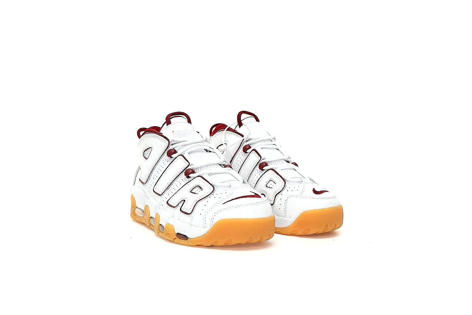 Kako Scout comparison images for Nike White Gum Uptempo Sneaker thumbnail 5