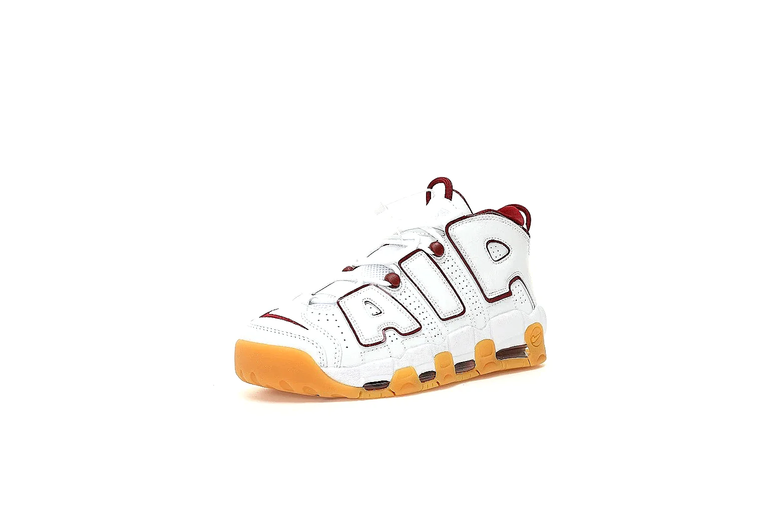 Kako Scout comparison images for Nike White Gum Uptempo Sneaker thumbnail 6