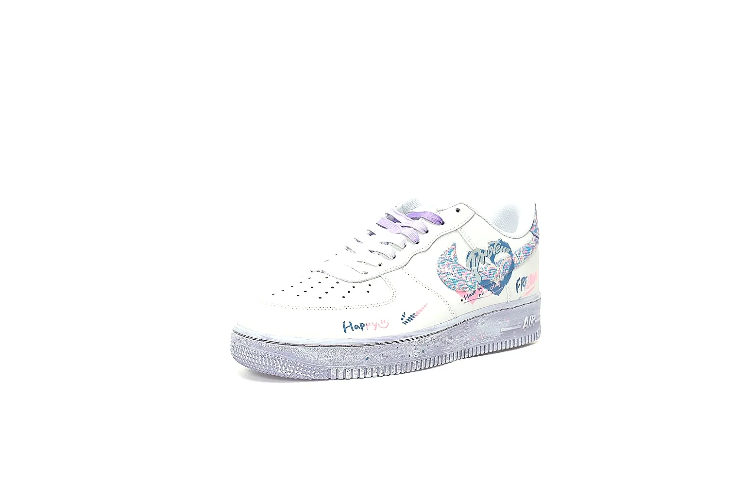 Kako Scout comparison images for Nike White Lavender Low Court Sneaker thumbnail 6