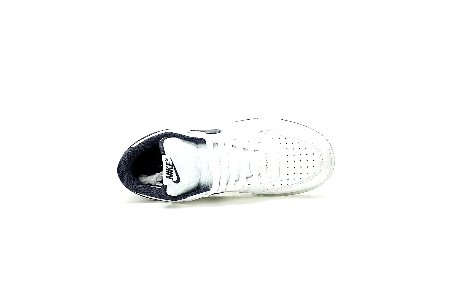 Kako Scout comparison images for Nike White Navy Low Court thumbnail 2