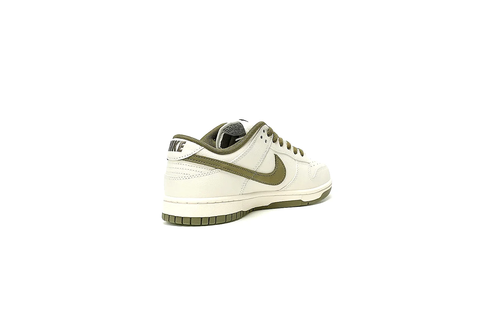 Kako Scout comparison images for Nike White Olive Low Court Sneaker thumbnail 6